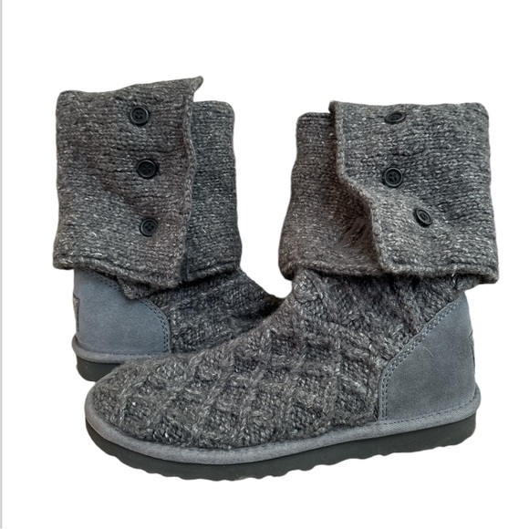 UGG Womens Classic Lattice Cardy Pure Knit Boot size 7 - Picture 1 of 6